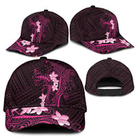 Pink Hawaii Classic Cap Hammerhead Shark Tattoo Curve Polynesian - Polynesian Pride