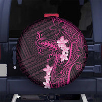 Pink Hawaii Spare Tire Cover Hammerhead Shark Tattoo Curve Polynesian - Polynesian Pride