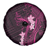 Pink Hawaii Spare Tire Cover Hammerhead Shark Tattoo Curve Polynesian - Polynesian Pride