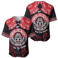 Aotearoa Toitu Te Tiriti Baseball Jersey Haka Tiki Honour The Treaty LT14 - Polynesian Pride