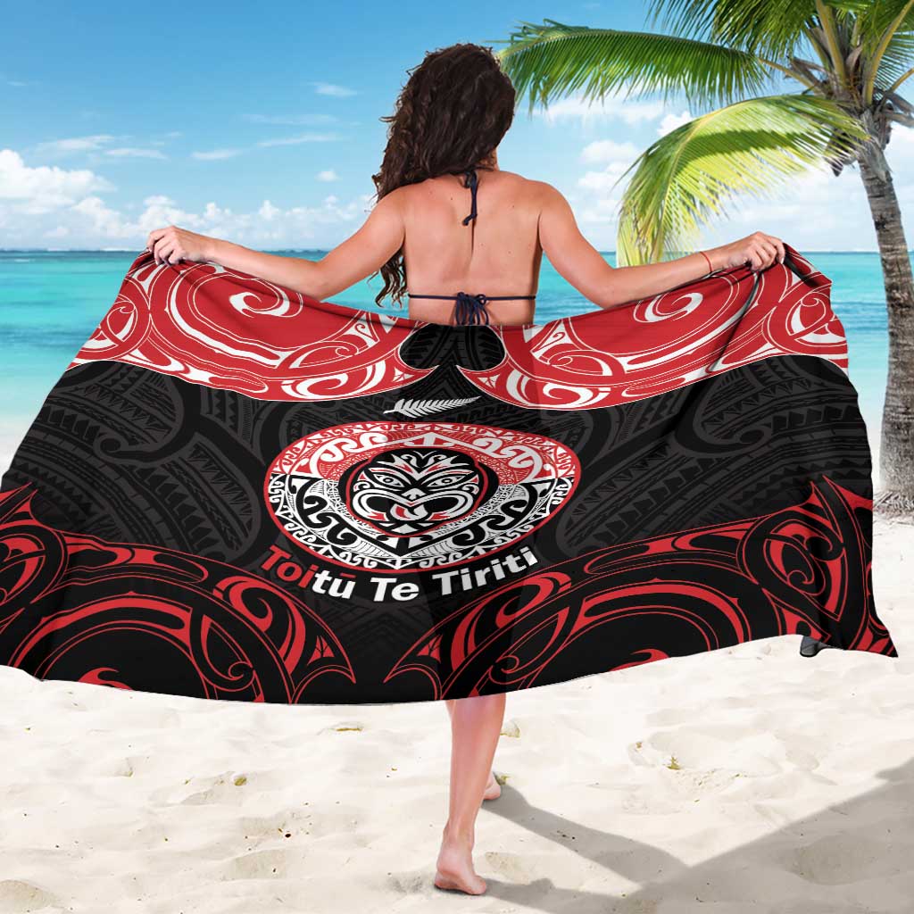 Aotearoa Toitu Te Tiriti Sarong Haka Tiki Honour The Treaty