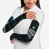 Personalized New Zealand Darts Beer Arm Sleeves Paua Shell Aotearoa Maori Tattoo - Polynesian Pride