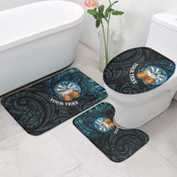 Personalized New Zealand Darts Beer Bathroom Set Paua Shell Aotearoa Maori Tattoo LT14 - Polynesian Pride
