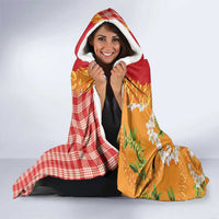 Prince Kuhio Aloha Hawaii Hooded Blanket Plumeria Ilima Lei Palaka Motifs LT14 - Polynesian Pride