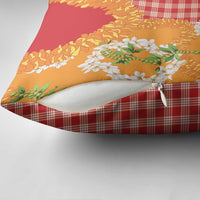 Prince Kuhio Aloha Hawaii Pillow Cover Plumeria Ilima Lei Palaka Motifs LT14 - Polynesian Pride