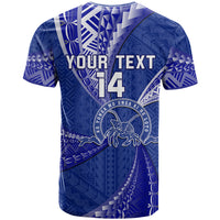 Custom Tonga Tupou College T Shirt Tongan Ngatu Pattern LT14 - Polynesian Pride