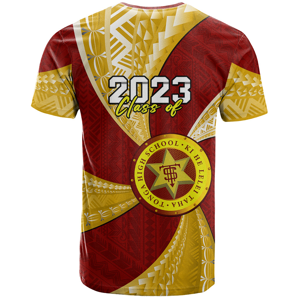 Custom Tonga High School T Shirt Class Of Year Tongan Ngatu Pattern LT14 - Polynesian Pride