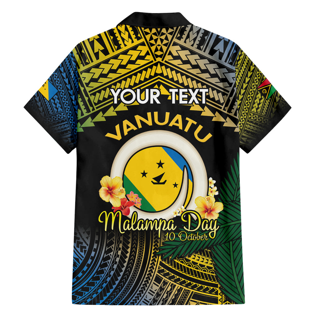 Personalised Malampa Day Family Matching Long Sleeve Bodycon Dress and Hawaiian Shirt Vanuatu Provinces Polynesian Pattern