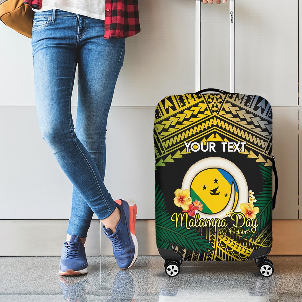 Personalised Malampa Day Luggage Cover Vanuatu Provinces Polynesian Pattern LT14 - Polynesian Pride