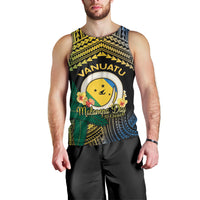 Personalised Malampa Day Men Tank Top Vanuatu Provinces Polynesian Pattern