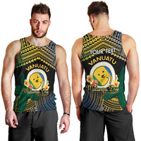 Personalised Malampa Day Men Tank Top Vanuatu Provinces Polynesian Pattern