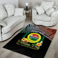 Personalised Penama Day Area Rug Vanuatu Provinces Polynesian Pattern LT14 - Polynesian Pride
