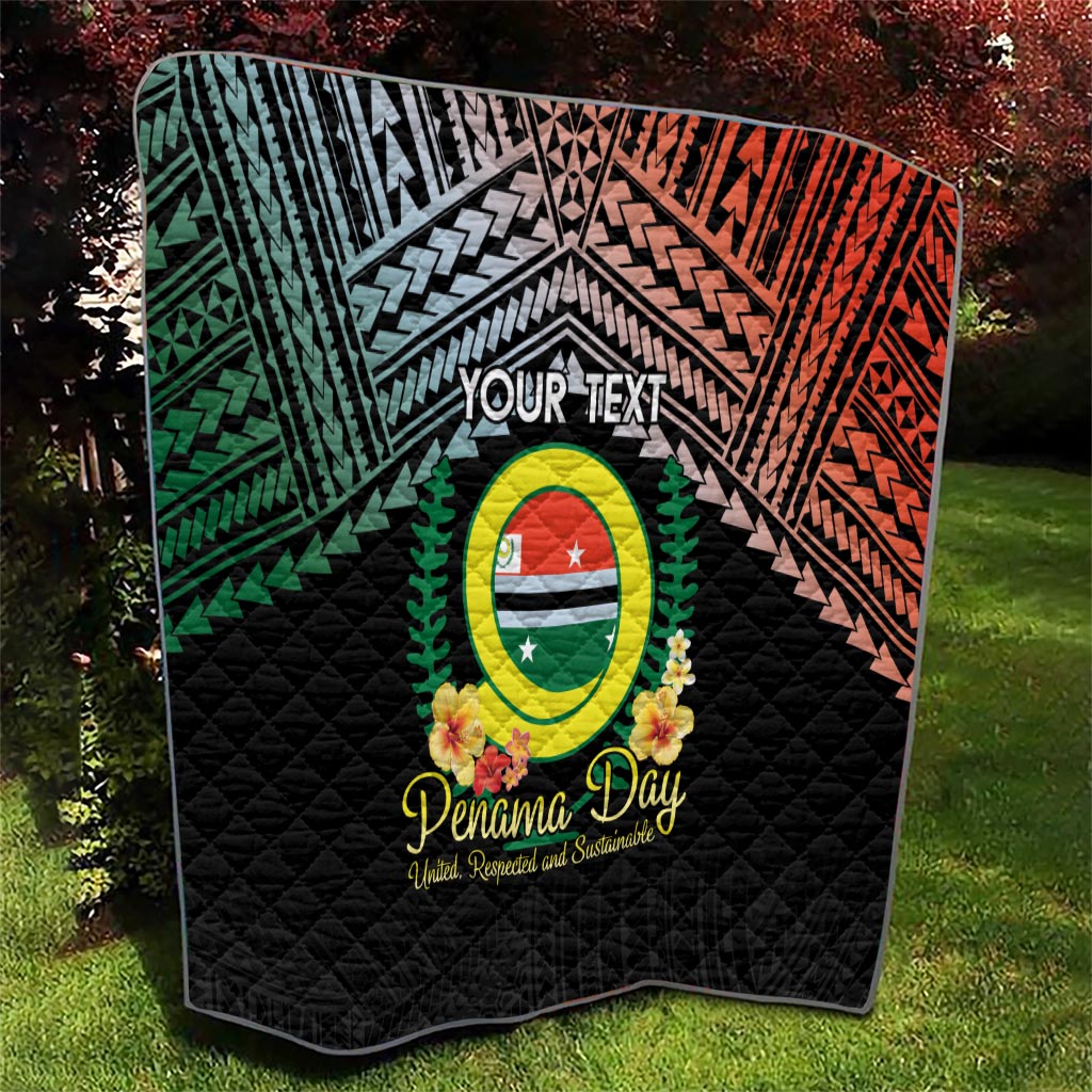 Personalised Penama Day Quilt Vanuatu Provinces Polynesian Pattern LT14 - Polynesian Pride