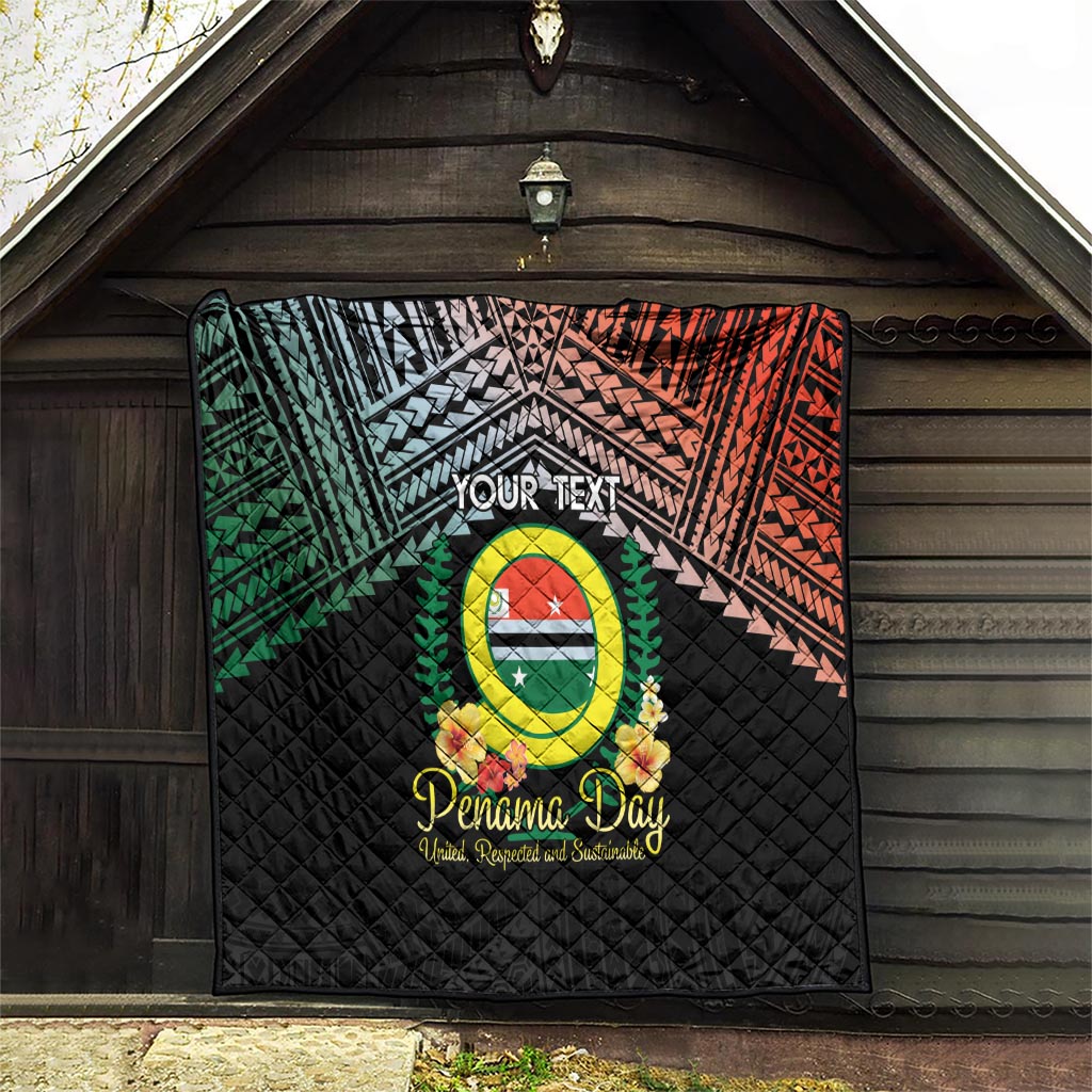 Personalised Penama Day Quilt Vanuatu Provinces Polynesian Pattern LT14 - Polynesian Pride