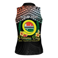 Personalised Penama Day Women Sleeveless Polo Shirt Vanuatu Provinces Polynesian Pattern LT14 - Polynesian Pride