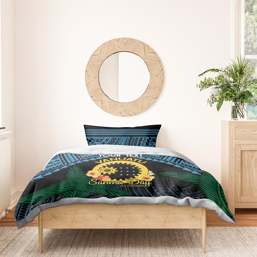 Personalised Sanma Day Bedding Set Vanuatu Provinces Polynesian Pattern LT14 - Polynesian Pride