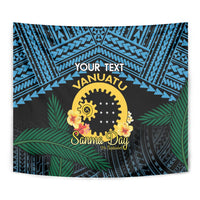 Personalised Sanma Day Tapestry Vanuatu Provinces Polynesian Pattern LT14 - Polynesian Pride
