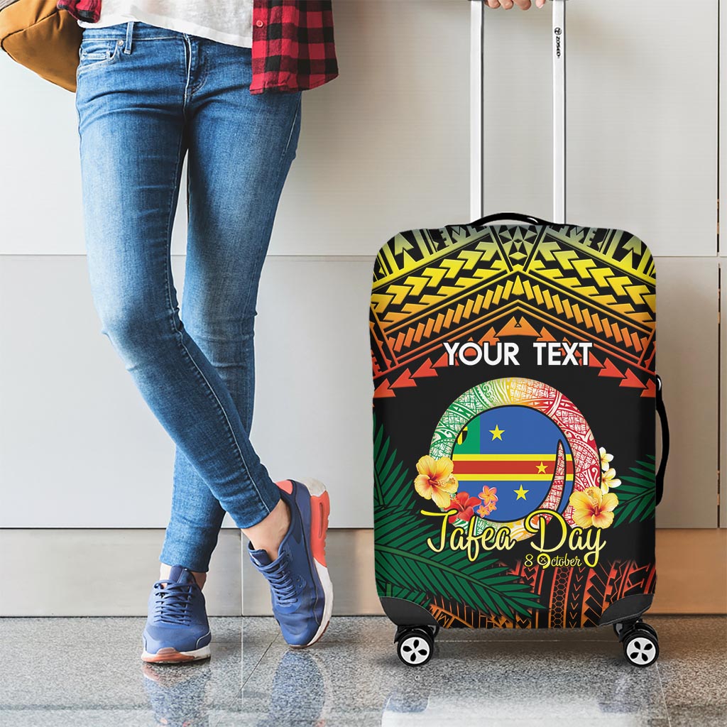 Personalised Tafea Day Luggage Cover Vanuatu Provinces Polynesian Pattern LT14 - Polynesian Pride