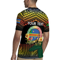 Personalised Tafea Day Rugby Jersey Vanuatu Provinces Polynesian Pattern