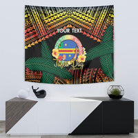 Personalised Tafea Day Tapestry Vanuatu Provinces Polynesian Pattern LT14 - Polynesian Pride