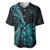 Personalised New Zealand Darts Baseball Jersey Happiness Is A Tight Threesome Maori Paua Shell