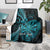 Personalised New Zealand Darts Blanket Happiness Is A Tight Threesome Maori Paua Shell