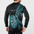 Personalised New Zealand Darts Button Sweatshirt Happiness Is A Tight Threesome Maori Paua Shell