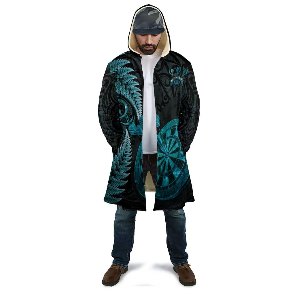 Personalised New Zealand Darts Cloak Happiness Is A Tight Threesome Maori Paua Shell - Polynesian Pride