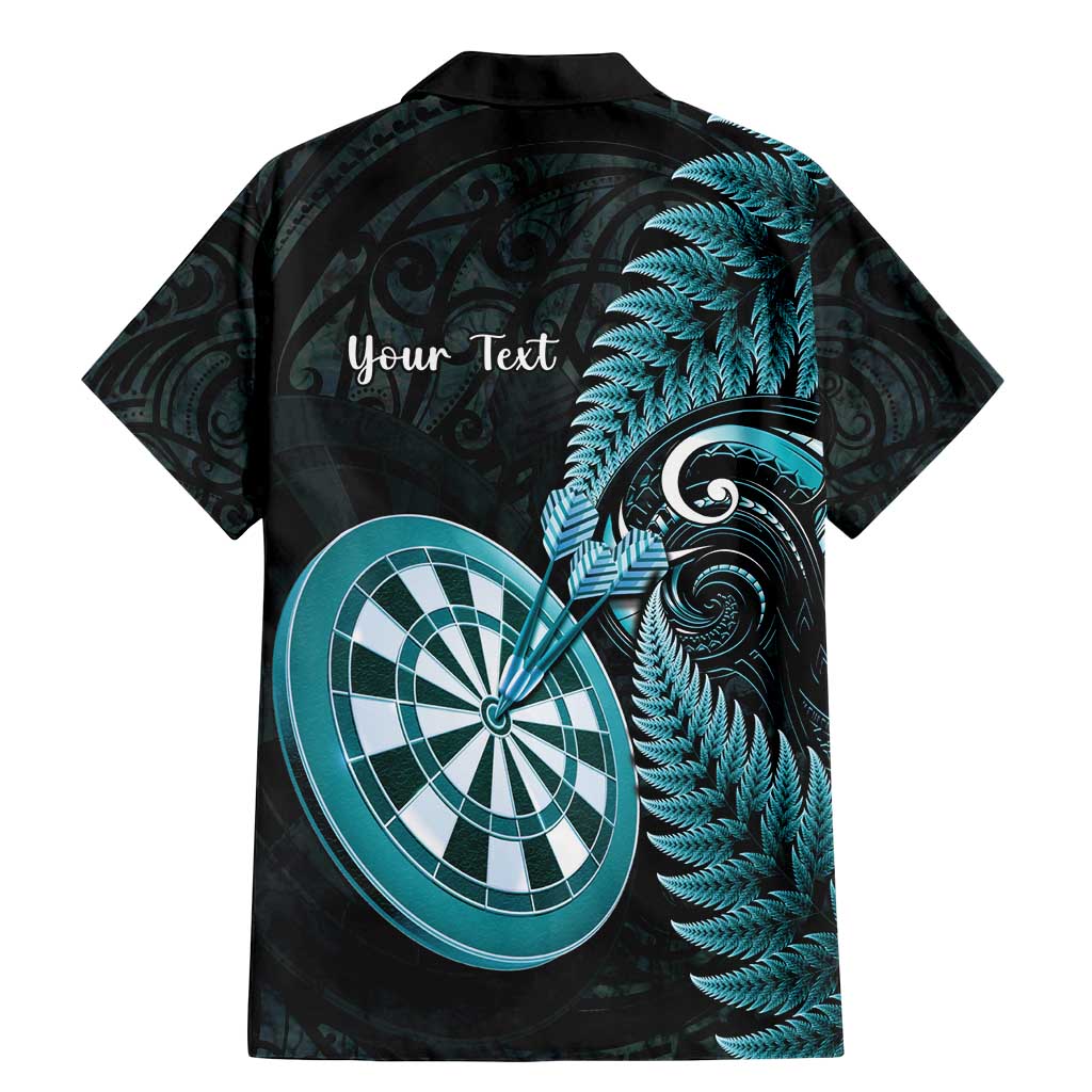Personalised New Zealand Darts Family Matching Mermaid Dress and Hawaiian Shirt Happiness Is A Tight Threesome Maori Paua Shell