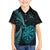 Personalised New Zealand Darts Family Matching Off Shoulder Maxi Dress and Hawaiian Shirt Happiness Is A Tight Threesome Maori Paua Shell