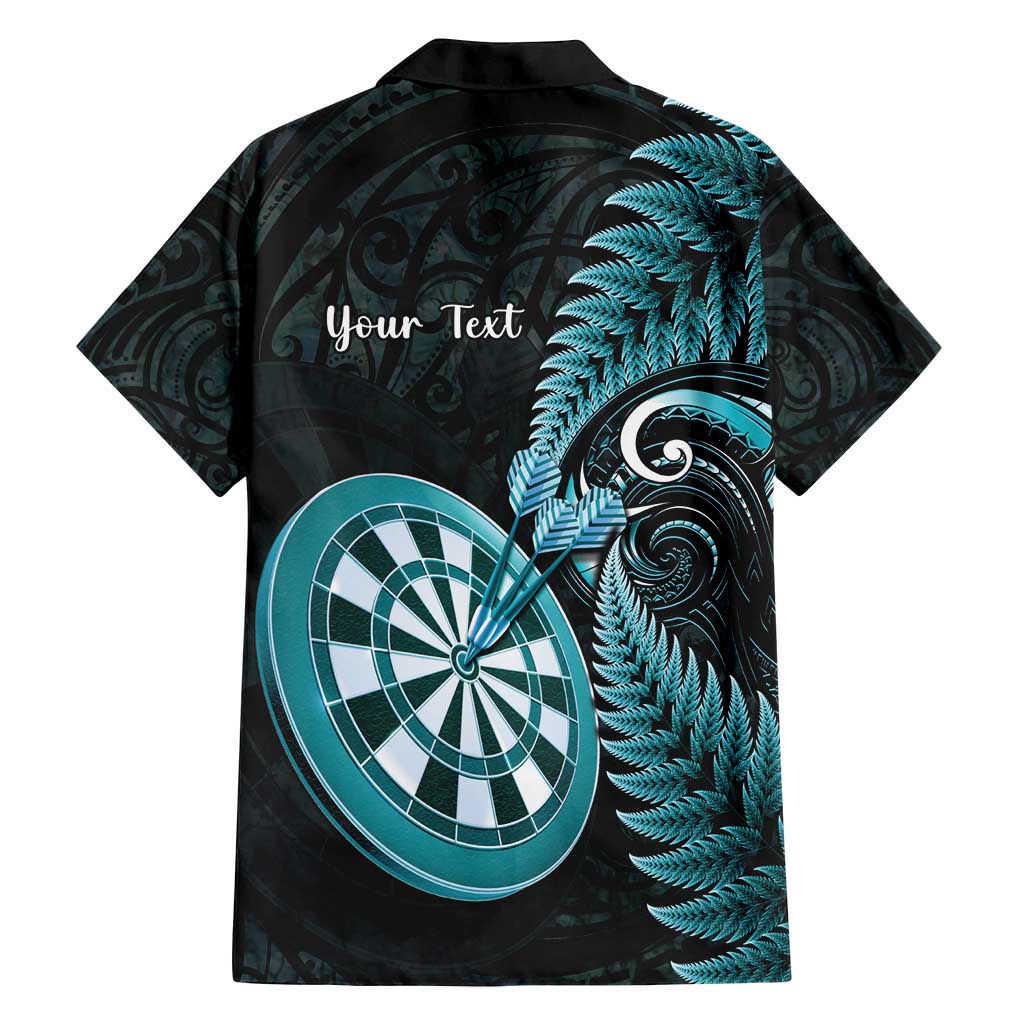 Personalised New Zealand Darts Family Matching Summer Maxi Dress and Hawaiian Shirt Happiness Is A Tight Threesome Maori Paua Shell