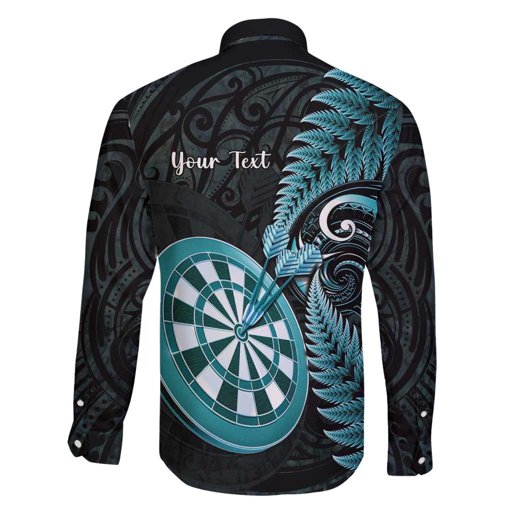 Personalised New Zealand Darts Family Matching Tank Maxi Dress and Hawaiian Shirt Happiness Is A Tight Threesome Maori Paua Shell
