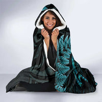 Personalised New Zealand Darts Hooded Blanket Happiness Is A Tight Threesome Maori Paua Shell