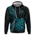 Personalised New Zealand Darts Hoodie Happiness Is A Tight Threesome Maori Paua Shell