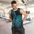 Personalised New Zealand Darts Men Tank Top Happiness Is A Tight Threesome Maori Paua Shell