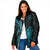 Personalised New Zealand Darts Padded Jacket Happiness Is A Tight Threesome Maori Paua Shell - Polynesian Pride