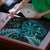 Personalised New Zealand Darts Puzzle Happiness Is A Tight Threesome Maori Paua Shell - Polynesian Pride