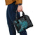 Personalised New Zealand Darts Shoulder Handbag Happiness Is A Tight Threesome Maori Paua Shell