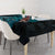Personalised New Zealand Darts Tablecloth Happiness Is A Tight Threesome Maori Paua Shell