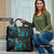 Personalised New Zealand Darts Travel Bag Happiness Is A Tight Threesome Maori Paua Shell - Polynesian Pride