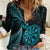 Personalised New Zealand Darts Women Casual Shirt Happiness Is A Tight Threesome Maori Paua Shell