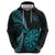 Personalised New Zealand Darts Zip Hoodie Happiness Is A Tight Threesome Maori Paua Shell