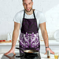 New Zealand Ta Moko Apron Aotearoa Maori Chest Tattoo Purple LT14 - Polynesian Pride