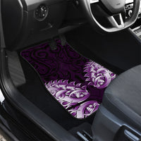 New Zealand Ta Moko Car Mats Aotearoa Maori Chest Tattoo Purple LT14 - Polynesian Pride