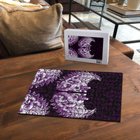 New Zealand Ta Moko Puzzle Aotearoa Maori Chest Tattoo Purple LT14 - Polynesian Pride