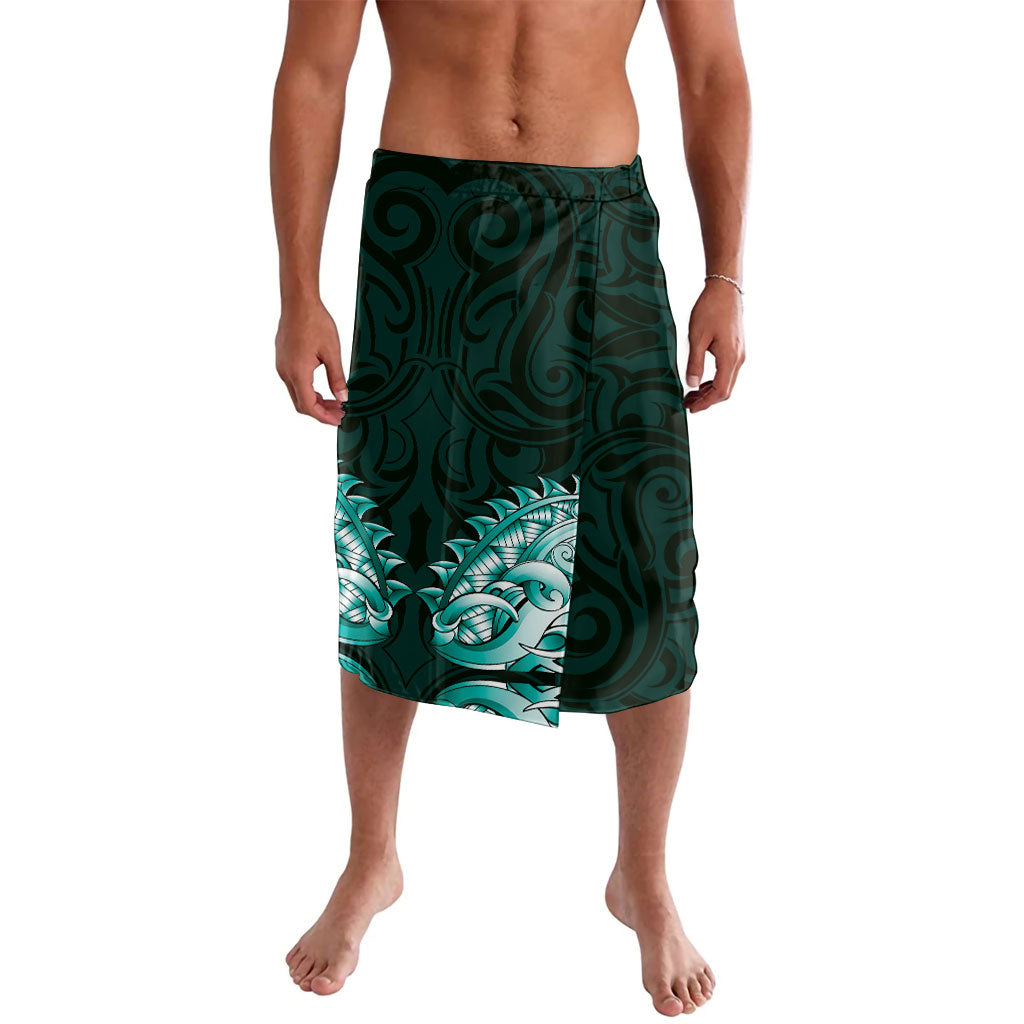 New Zealand Ta Moko Lavalava Aotearoa Maori Chest Tattoo Turquoise LT14 Turquoise - Polynesian Pride