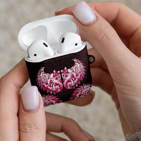 New Zealand Ta Moko AirPods Case Aotearoa Maori Chest Tattoo Pink LT14 - Polynesian Pride