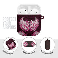 New Zealand Ta Moko AirPods Case Aotearoa Maori Chest Tattoo Pink LT14 - Polynesian Pride