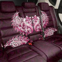 New Zealand Ta Moko Back Car Seat Cover Aotearoa Maori Chest Tattoo Pink LT14 - Polynesian Pride