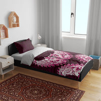 New Zealand Ta Moko Bedding Set Aotearoa Maori Chest Tattoo Pink LT14 - Polynesian Pride